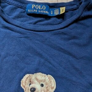 Polo by Ralph Lauren Blue Teddy Bear Tee